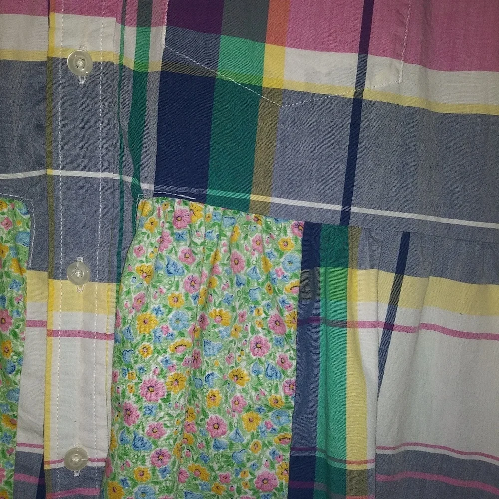 195 jeaniemade scrapwear size X Large tunic - Picture 3 of 3